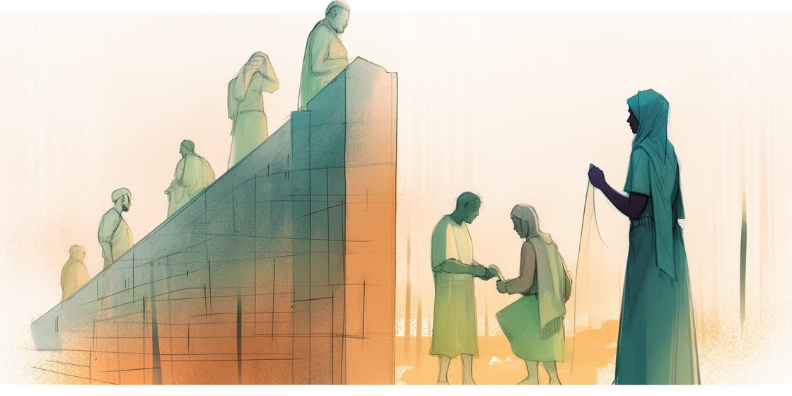 Blog Image of a Woman at a Wall - The Story of Sheerah